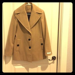 Calvin Klein Button Front Pea coat
